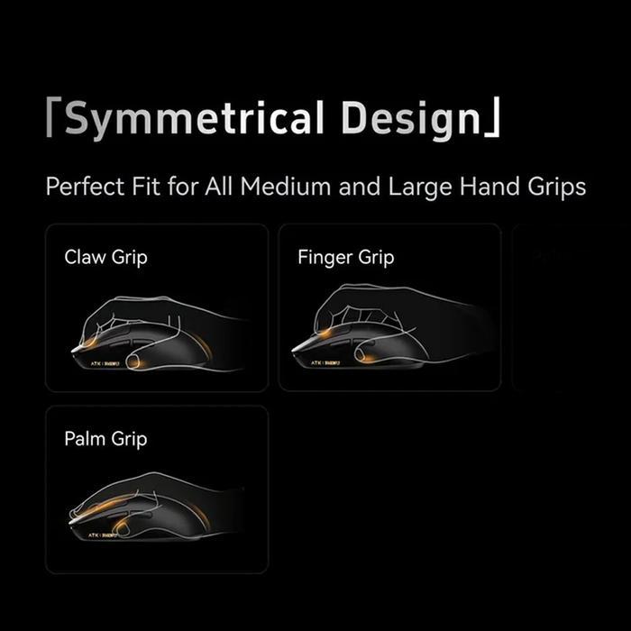 ATK DRAGONFLY A9 GPX G PRO X Shape Mouse Wireless Gaming Mouse Triple Connection