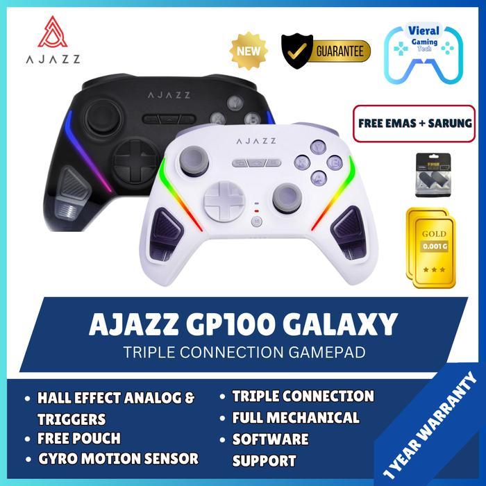 Ajazz GP100 / GP-100 Galaxy Wireless Gamepad Mechanical Switch Triple Connection Hall Effect