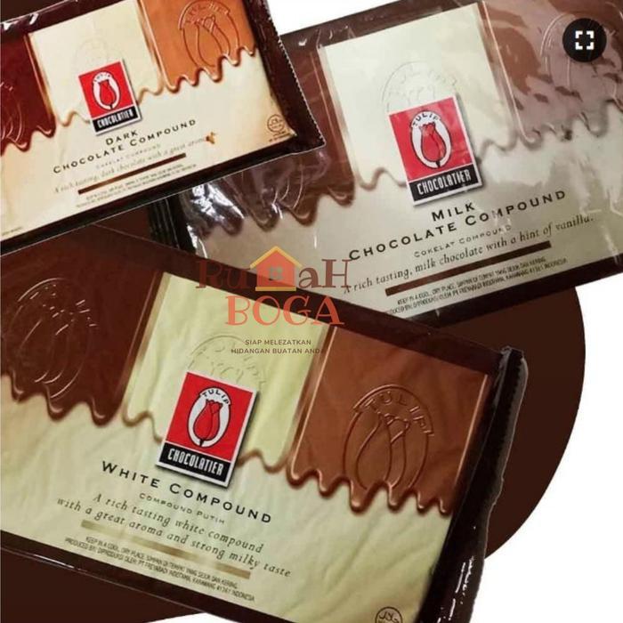 Chocolate Cokelat Coklat Batang Batangan TULIP Compound 1kg 1 kg