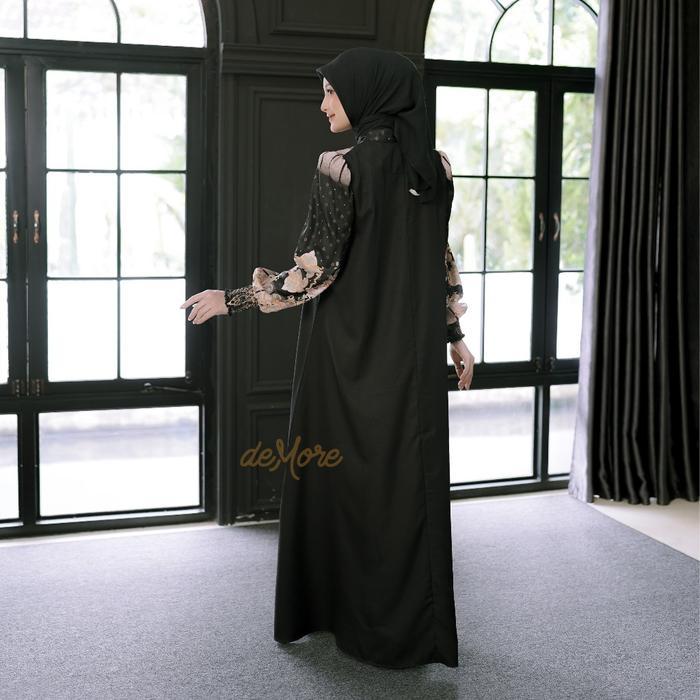 Gamis Muslim Wanita Lebaran Mewah Dress Kondangan Motif Ekslusif Baju Lamaran Syari Gamis Kirana