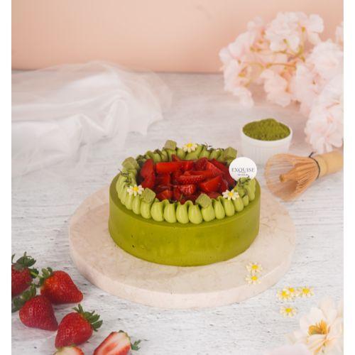 Kyoto Matcha Berry - Exquise Patisserie
