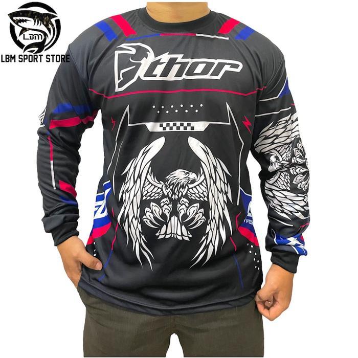 Best Seller Baju Motor Racing Jersey Motorcros Kaos Ofroad Lengan Panjang - Sport Original
