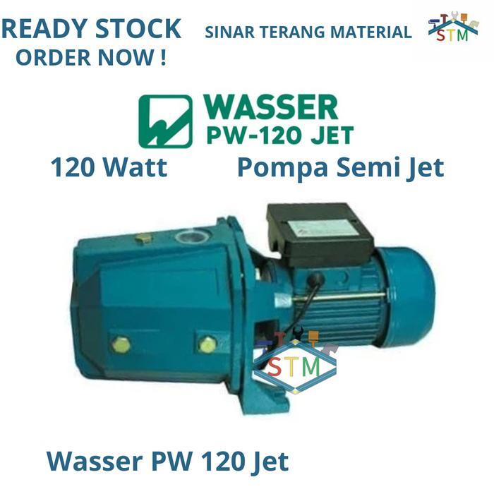 Pompa Air Wasser Pw-120 Jet Non Otomatis / Pompa Air Semi Jet
