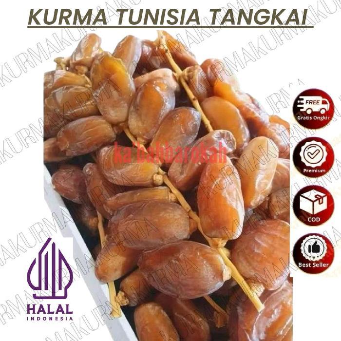 KURMA TUNISIA TANGKAI 1KG PREMIUM BERTANGKAI BEST SELLER