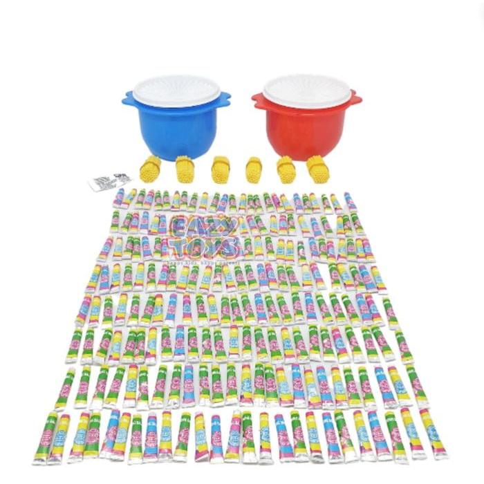 Mainan Anak Balon Tiup KKK Original Mainan Jadul Balloon Kemasan Toples isi 200 pieces