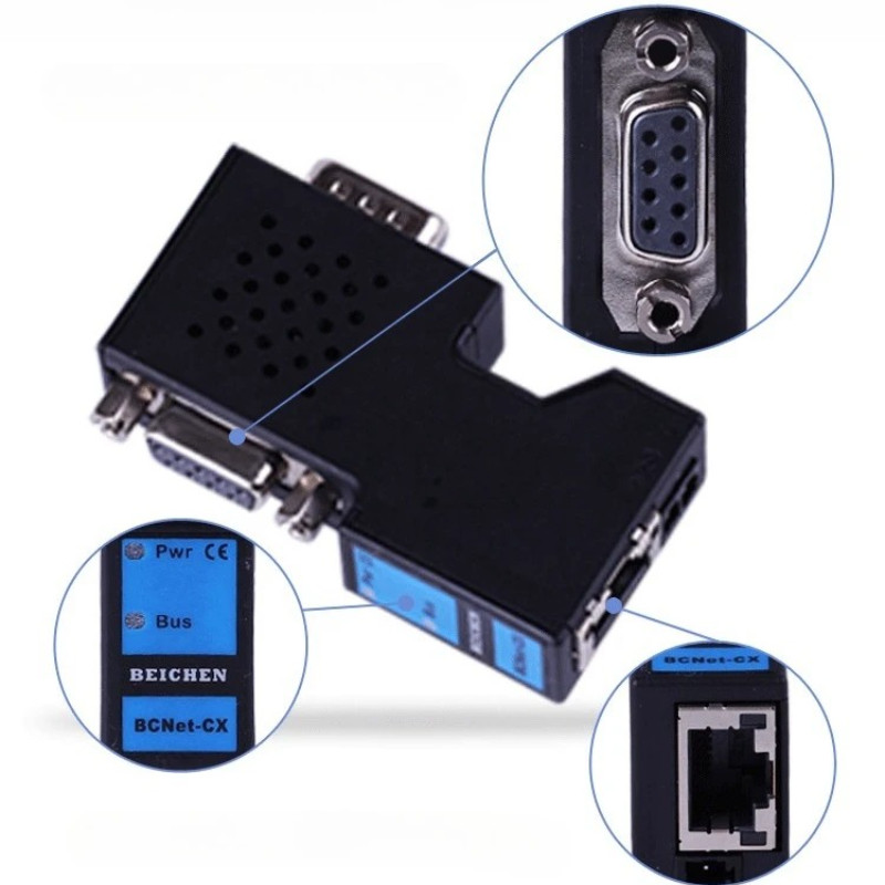 Bcnet-Cx Converter Module For Omron Cqm1H/Cpm1 (2) A/C200H To Modbus Tcp Conversion Ethernet