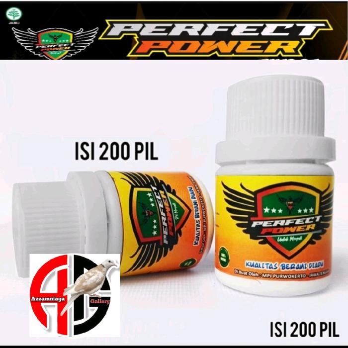 Royalcaninpetindo - Jamu Merpati Perfect Power Isi 200 Butir Jamu Merpati Tinggian Makanan Burung