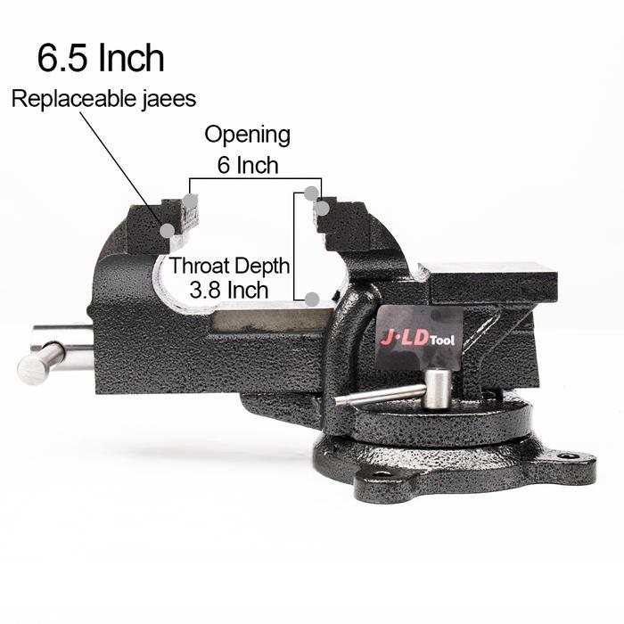 JLD Ragum Besi ragum putar 360 3/4/5/6/8inch Catok Clamp Ragum Klem Ragum Tanggem Alat Jepit