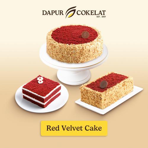 DAPUR COKELAT - Red Velvet Cake Kue Red Velvet dan Isian Cheese Cream