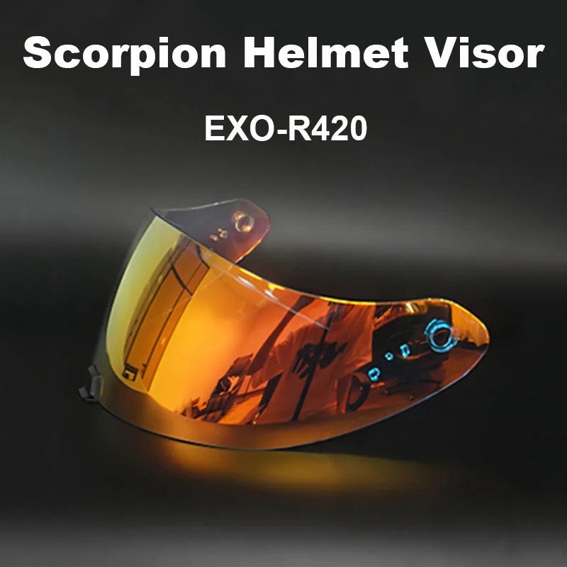 Capacete SCORPION EXO-R420 Helmet Visor Shield Lens Motorcycle Accessories Full Face Helmet Anti-UV 