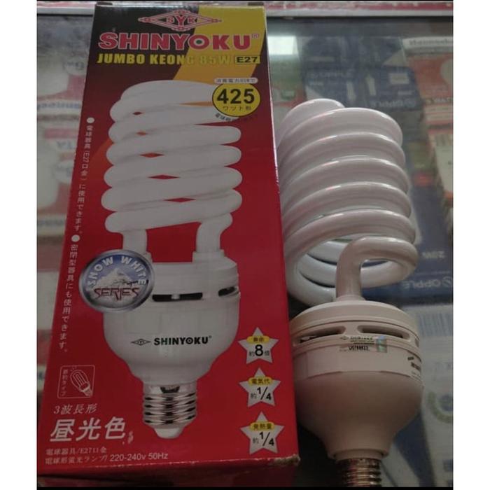 "New" Lampu Shinyoku 85 Watt E40 / Lampu Jumbo Keong Shinyoku 85w / Lampu Bohlam 85 Watt / Lampu Led