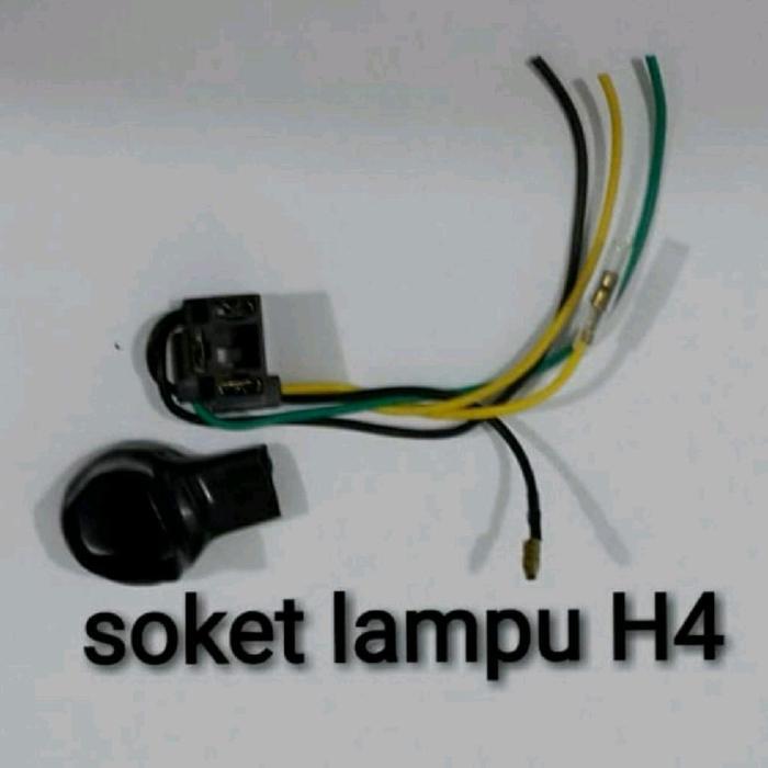 Soket Fiting Lampu Depan Hs1 H4 Vespa Lx S Liberty Sprint Primavera 2V 3V Iget Vespa Matic Termurah 