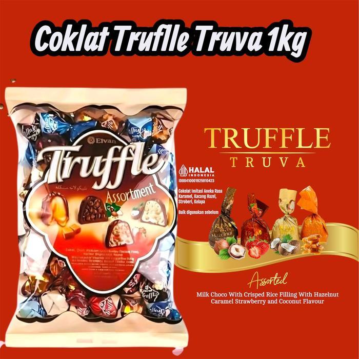 Premium Coklat Truffle 1kg Coklat Arab mix 4 rasa