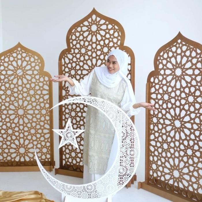 Backdrop Ramadhan Morocco Dekorasi Lebaran Islamic Tbk