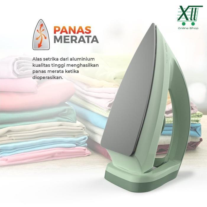 MASPION HA~365 HiJAB SERiES DRY IRON CERALON Setrika Ceramic Coating Gosokan Hijau