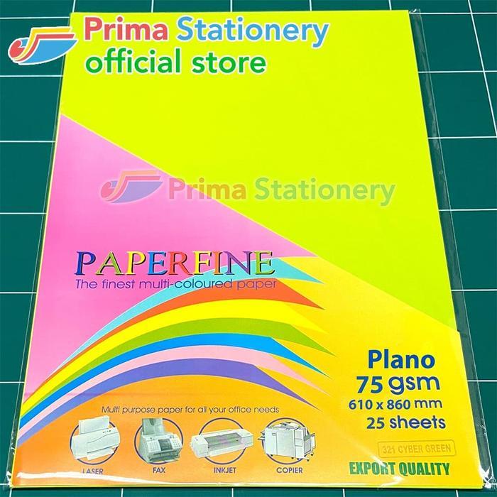 Kertas Hvs Warna Paperfine Plano Warna Cyber
