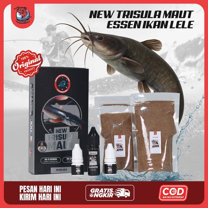 ESSEN IKAN LELE NEW TRISULA MAUT JUMBO NANO ENCAPSULATION MANCING IKAN Umpan NTM