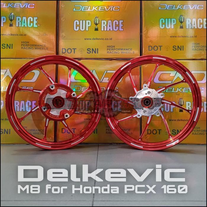 Velg Delkevic M8 PCX 160 ABS CBS Pelek DND Model AK88 Velek Velk Palang 8 Original PNP 185 215 X14 -
