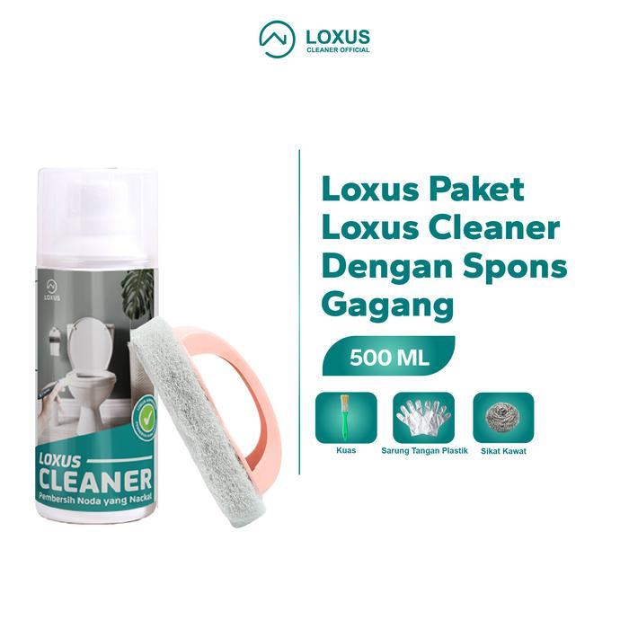 Loxus Paket Loxus Cleaner Dengan Spons Gagang