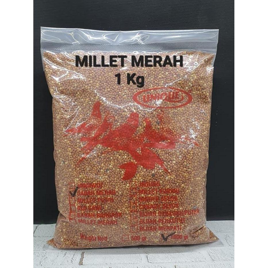 Unique Unik Millet Merah / Red Millet 1Kg Milet Merah
