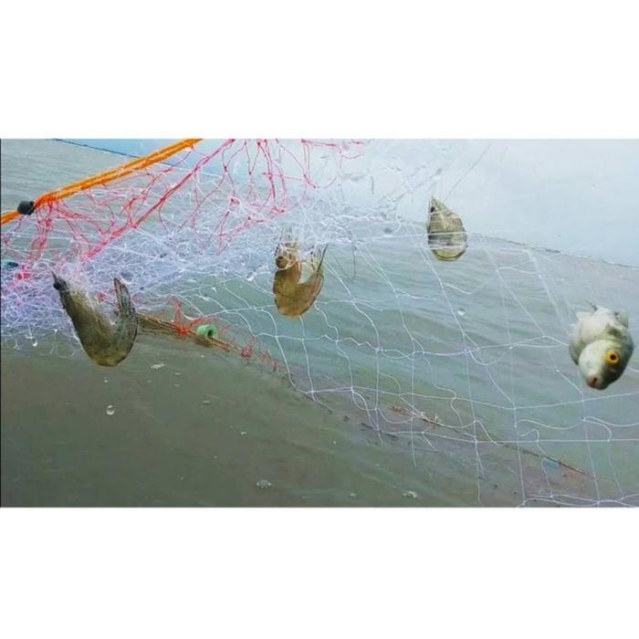 Jaring Udang Fishing Net Siap Pakai Lengkap Komplit Set 3 Ls Bagus