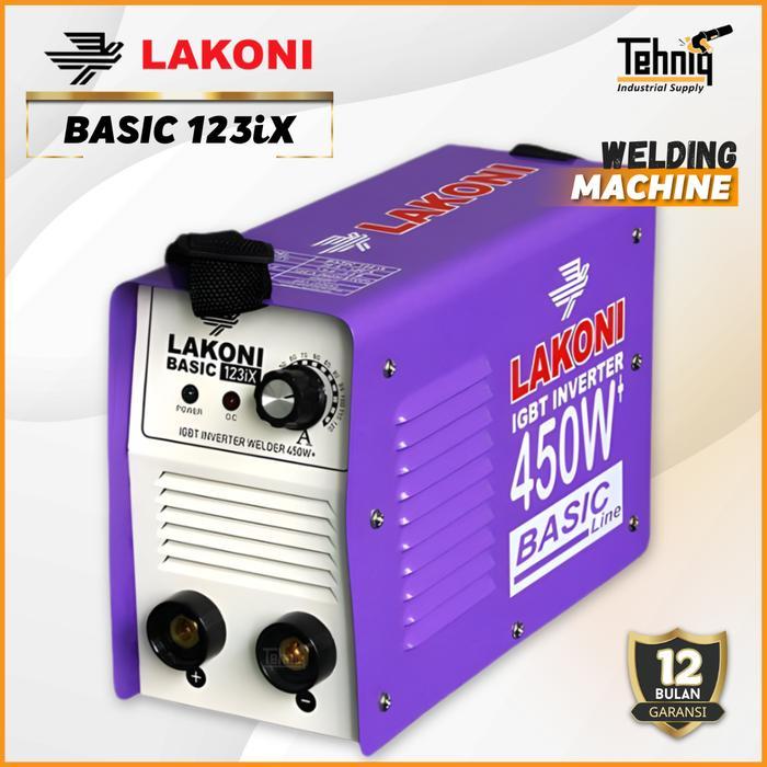Promo Lakoni Basic 123Ix 450 Watt Mesin Las Listrik Trafo Travo Las