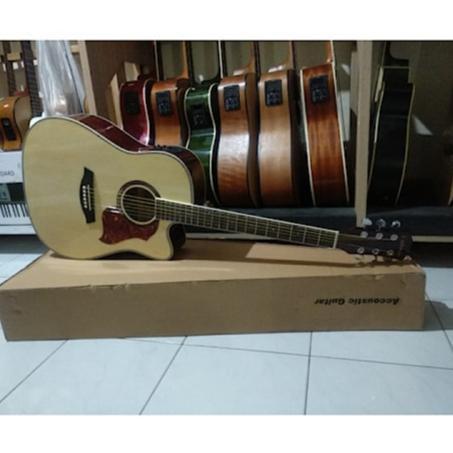 Gitar akustik elektrik CADENZA ORIGINAL CE124C guitar akustik - CA10 ELEKTRIK, TAS,PICK