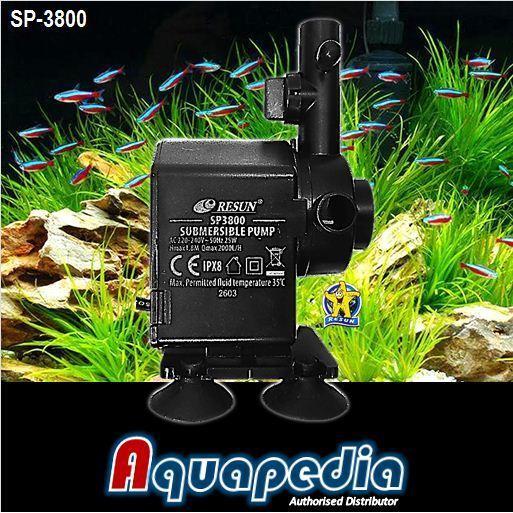 Resun Sp-3800 Pompa Air Celup Aquarium Submersible Water Pump Sp3800