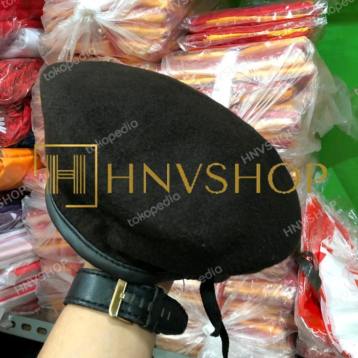 ASLI Topi Baret Pramuka SD SMP SMK READY STOCK