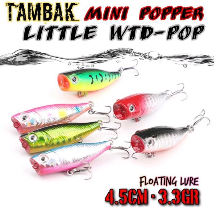 Umpan Mini Poper Rep Tsurinoya Wtd Pop 4.5Cm - 3.5Gr Lure Casting Ultralight [Umhp55]