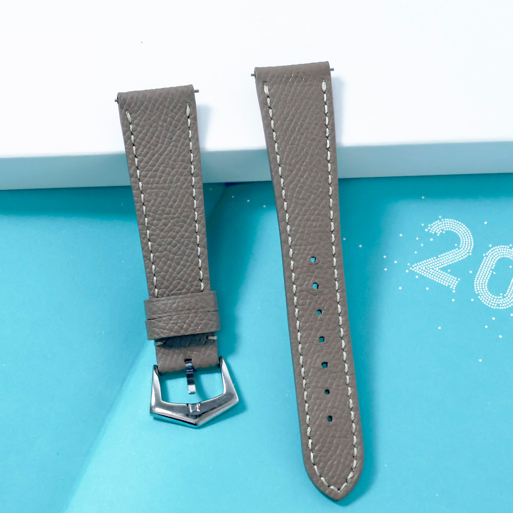 Father's Day Gift Epsom Leather Watch Strap For Cartier Santos TANK Dumont Watch Band with Patek