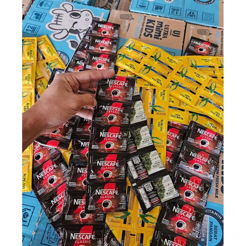 "New" NCF /AMS RENTENG (TANPA GULA) ISI 10 SACHET - KOPI NESCAFE AMERICANO ICE ROAST - NESCAFE
