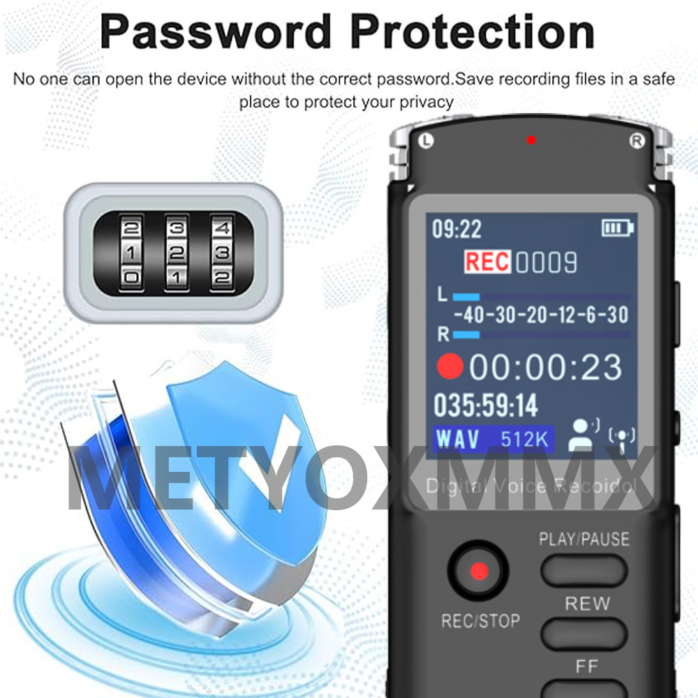 Digital Voice Recorder Voice Activated Recorder Mini Voice Recorder Upgraded Small Audio Recorder