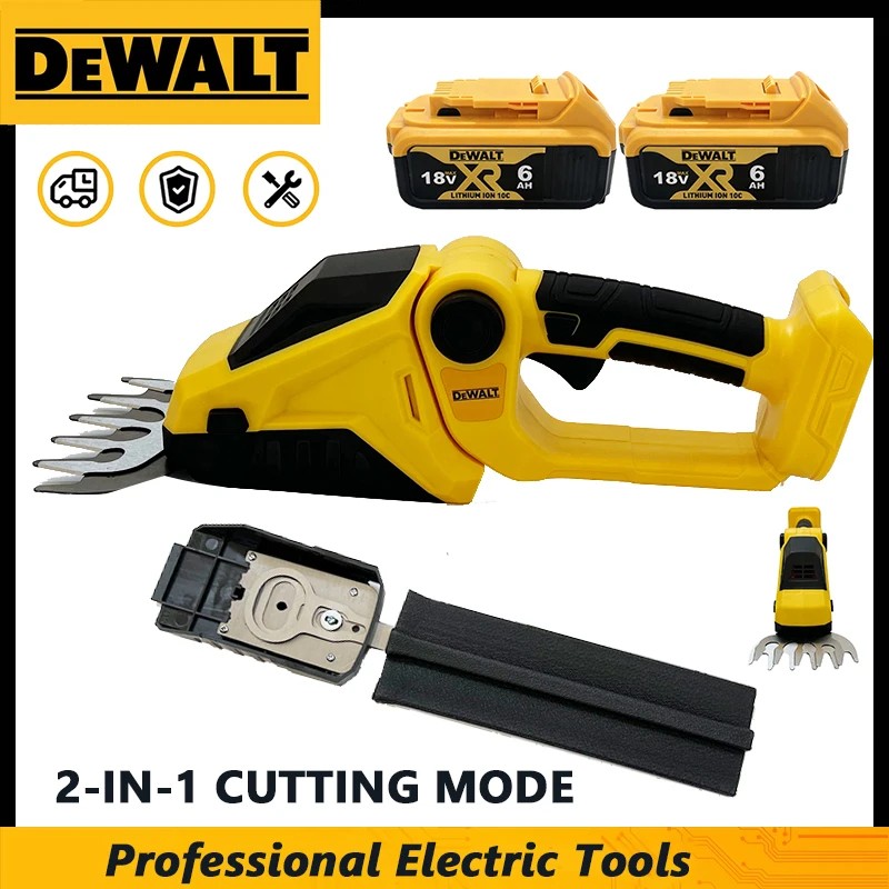 DeWALT Cordless 2 IN 1 Hedge Trimmer Electric Grass Trimmer Bush Trimmer Grass Shears Garden Tools