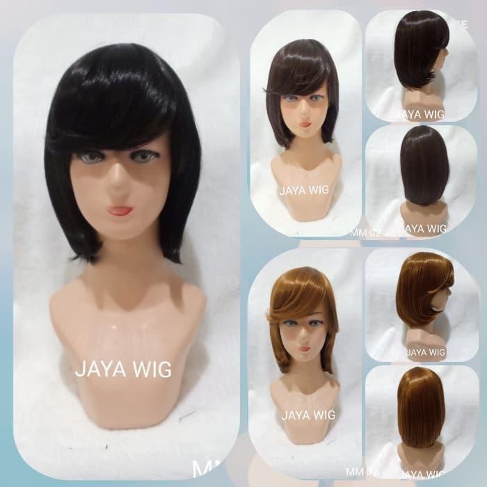 Wig Bob Pendek /Rambut Palsu Wanita /Wig Pendek /Wig Rambut