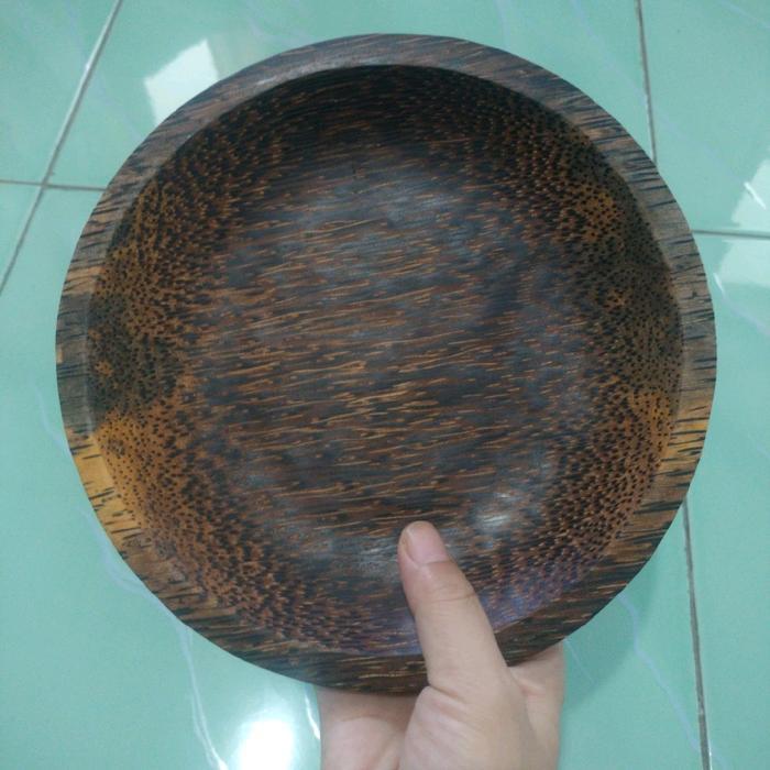 Cobek Kayu Aren 19Cm,Cobek Saja Kayu Aren,Cobek Kayu Kitchenware Dapur Co