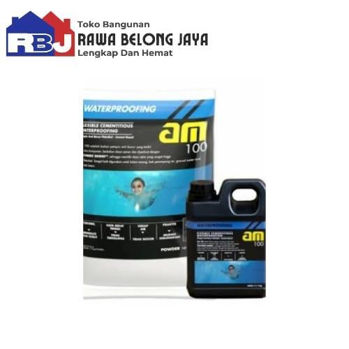 PROMO AM 100 PELAPIS ANTI BOCOR EKSTRA FLEKSIBEL 2,5KG / SEMEN WATERPROOFING (SEMEN 1,5 KG +