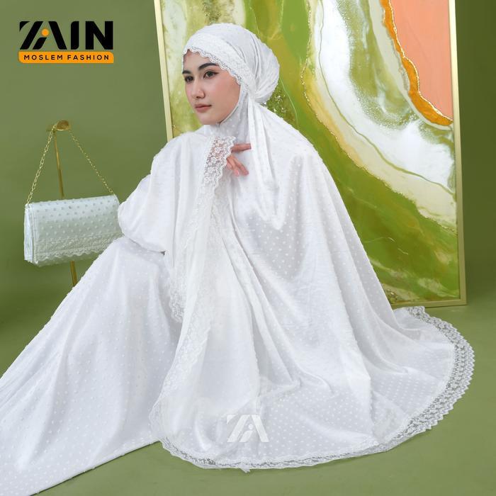ASLI ZAIN - Mukena Dewasa Anggun 3in1 Uragiri Silk Mewah Cantik READY STOCK