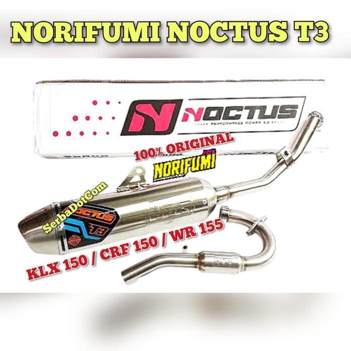 Knalpot Norifumi Noctus T3 Klx 150 Crf 150 Wr 155 Stainless Ori Not Rv