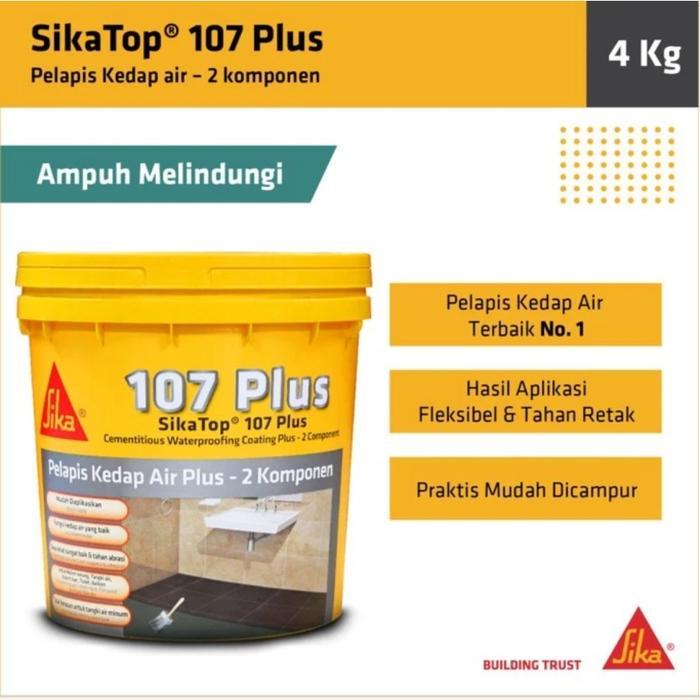 SIKA TOP 107 4kg WATERPROOFING - SIKA107 Kualitas Premium