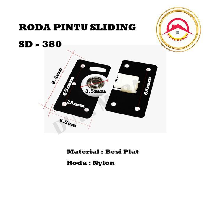 Roda Pintu Lemari Geser SD 380