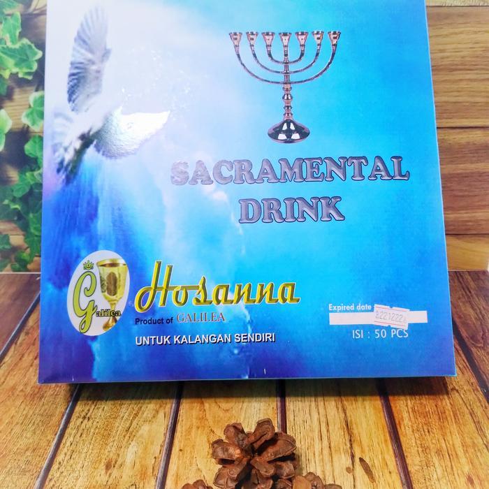 Hosti Ayat + Anggur Perjamuan Kudus ( Hosti Besar )