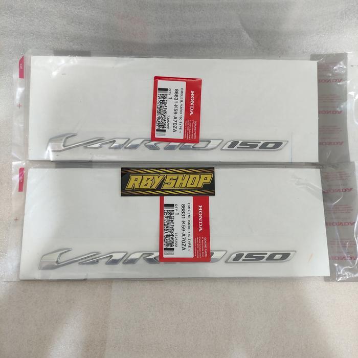 Ready Emblem New Vario 150 Original Honda