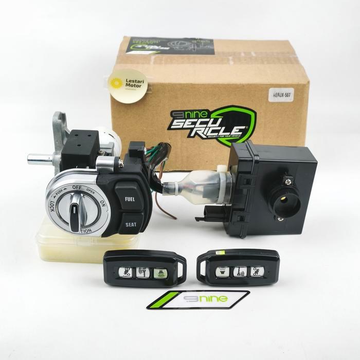 LUXIMOS SMARTKEY SMART KEYLESS KUNCI REMOTE SECURICLE ALARM MOTOR YAMAHA AEROX 155 PNP - NINE