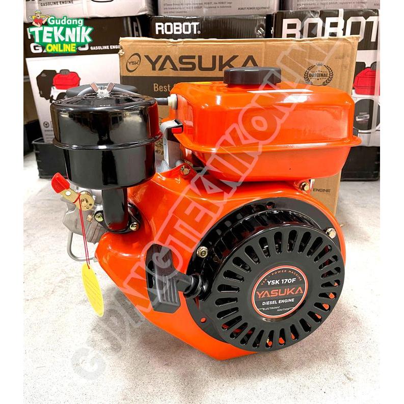Engine Penggerak DIESEL YASUKA YSK170F / Mesin Penggerak Serbaguna Solar Diesel Ketinting YSK 170F Y