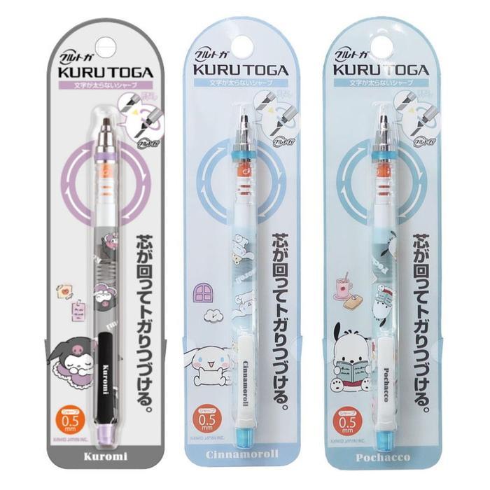 Uni Kuru Toga Sanrio Mechanical Pencil 0.5Mm Pensil Limited Edition
