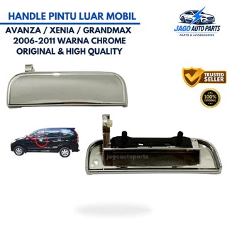 Handle Pintu Luar Warna Chrome Mobil Avanza / Xenia / Grandmax 2006-2011 ORIGINAL High Quality