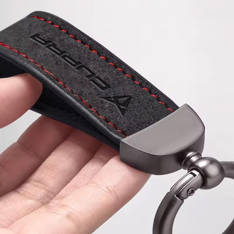 Suede Fur Car Keychain Key Holder Pendant Chain Men Gifts For SEAT Cupra Leon Ibiza Arosa Tolendo