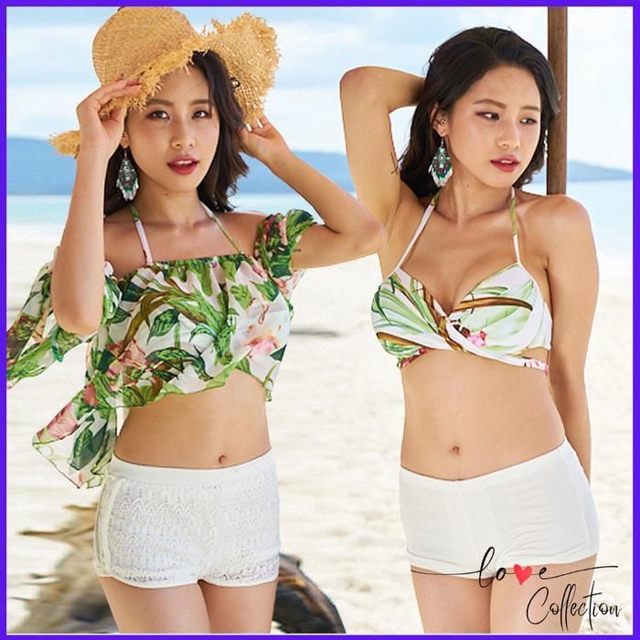 SALE Baju Renang Wanita Premium Swimwear Pantai Swimsuit Sexy Bikini LC215 TERMURAH