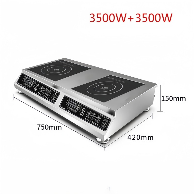 3500W High Power Double Head Induction Cooker Household Concave Induction Cooker Double Head